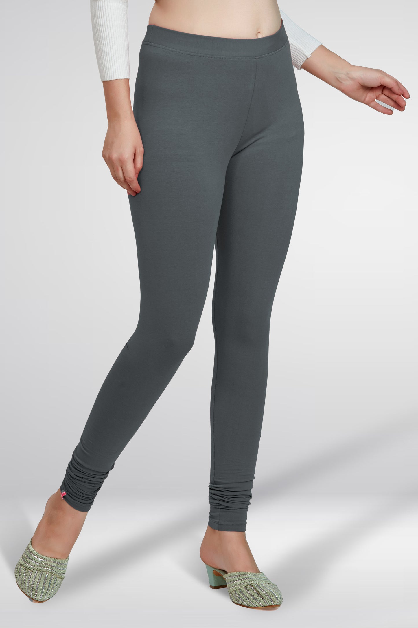 Black Premium Churidar Leggings