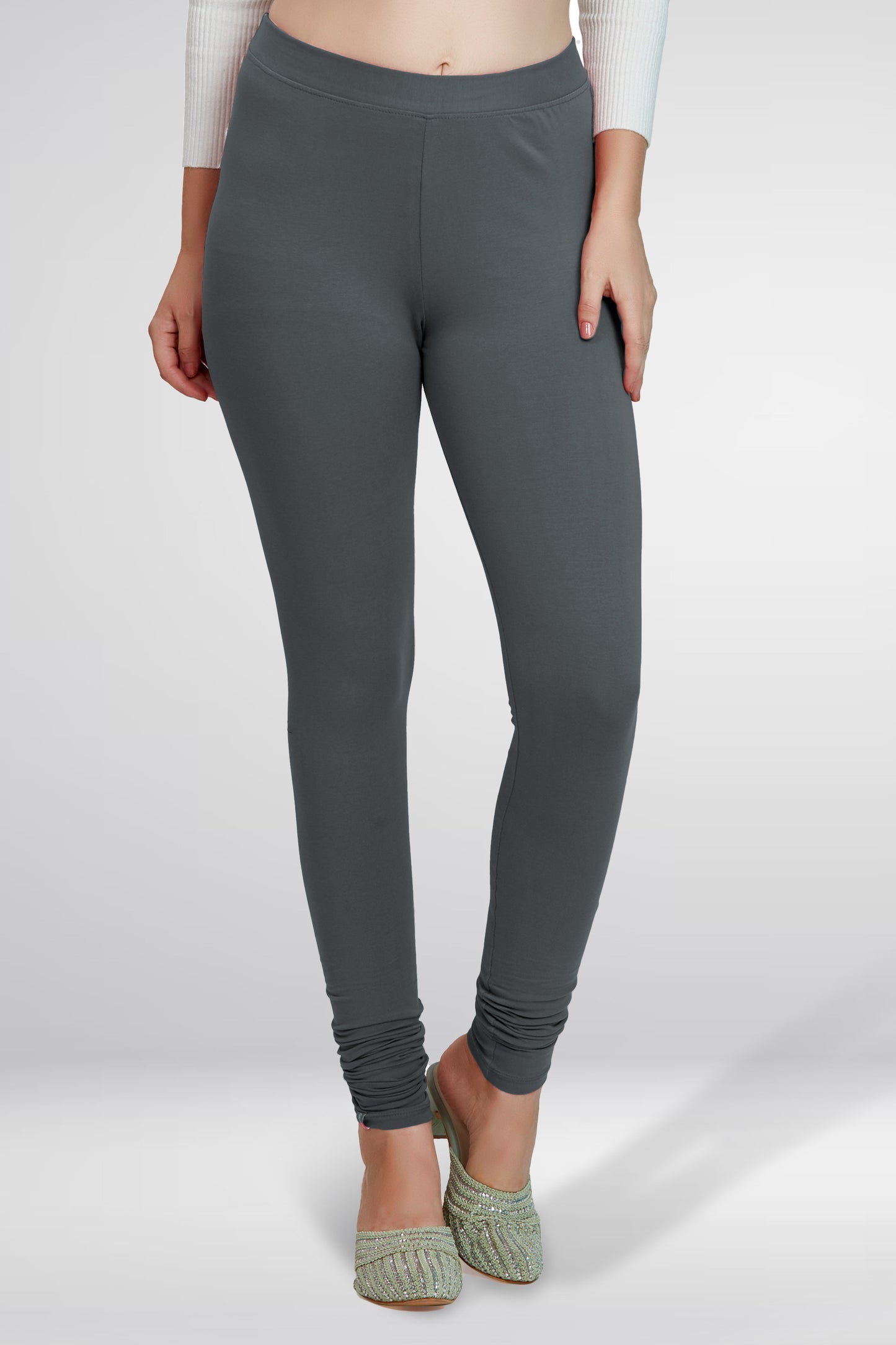 Black Premium Churidar Leggings