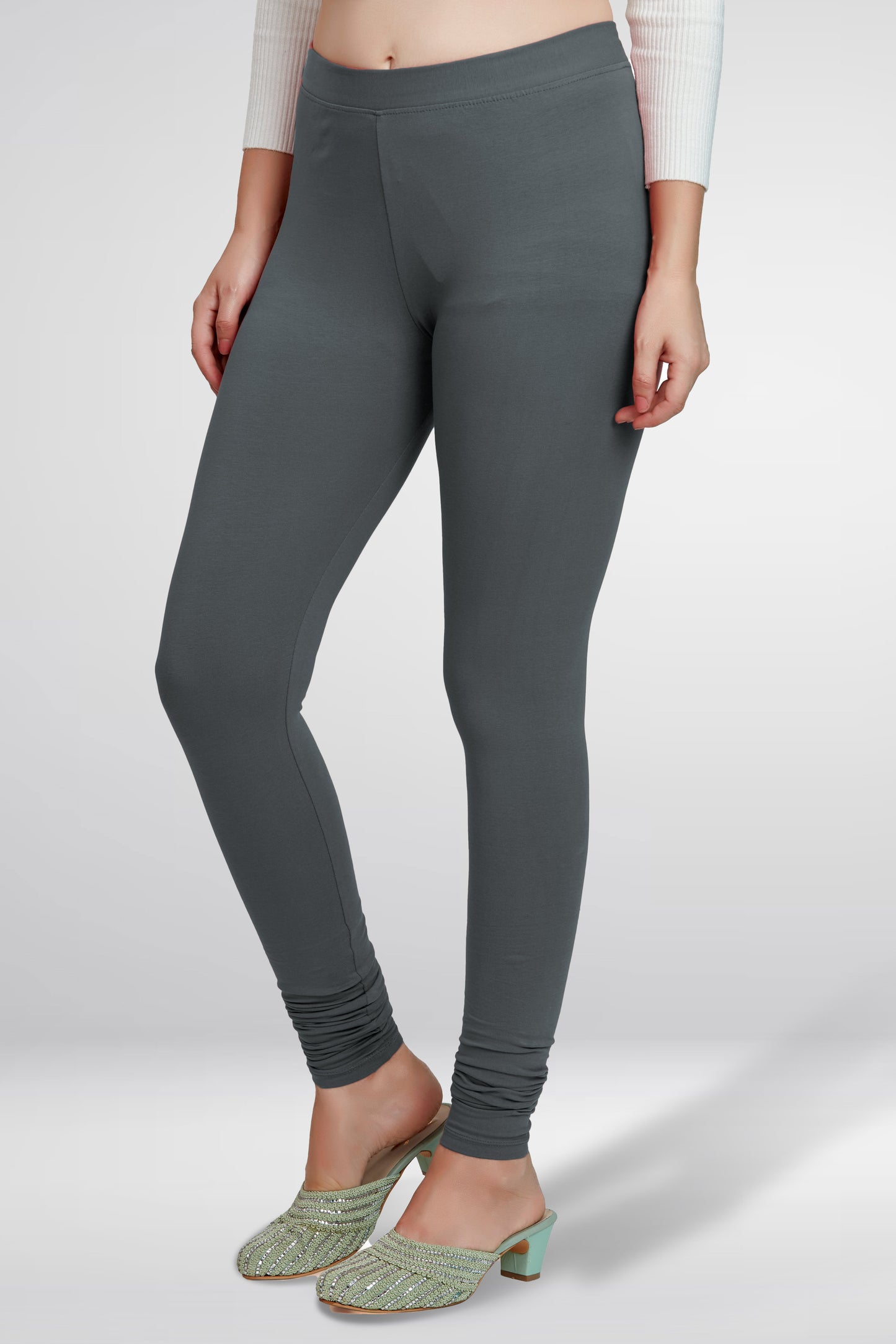 Black Premium Churidar Leggings