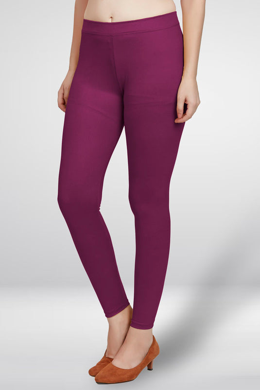 Pink Ankle Length Leggings