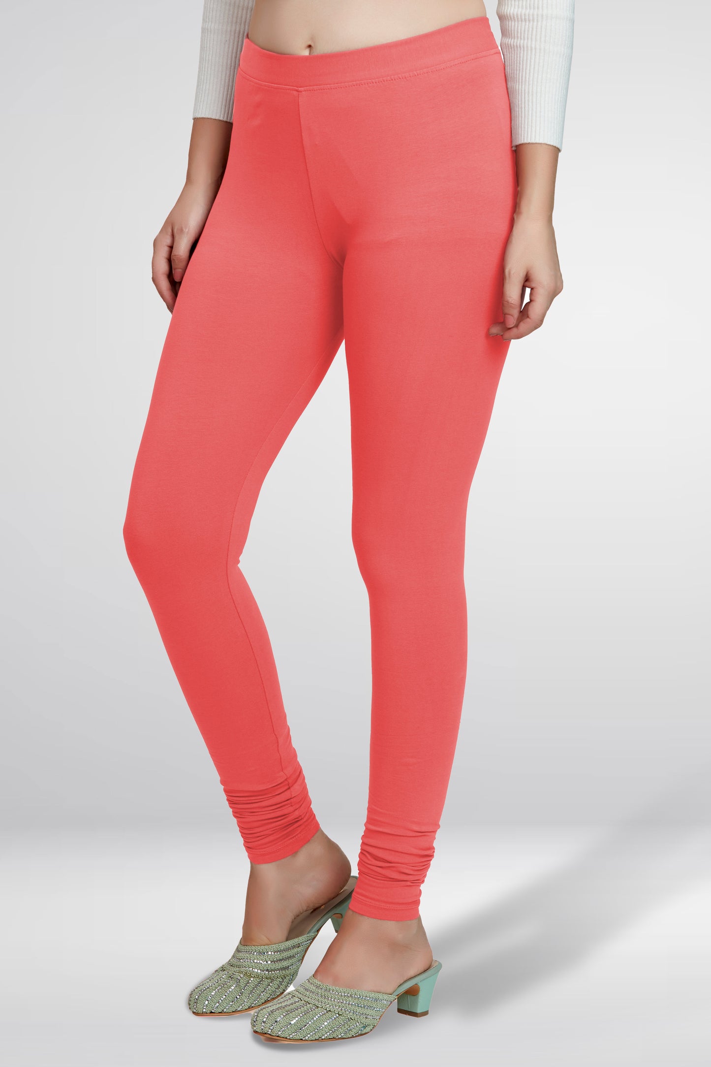 Dark Pink Premium Churidar Leggings