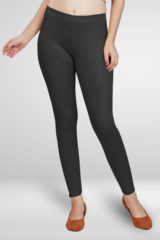 Black Ankle Length Leggings - Groosberry Lifestyle