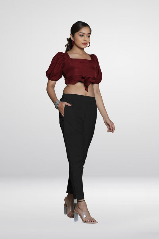 Lycra Poplin Pant - Groosberry Lifestyle