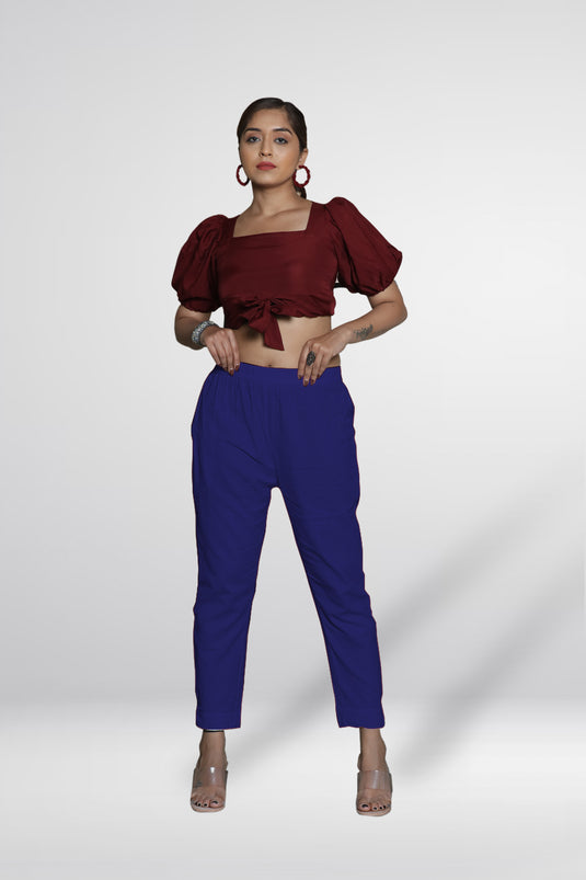 Lycra Poplin Pant