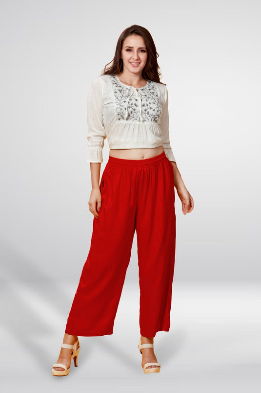 Plain Palazzo - Groosberry Lifestyle