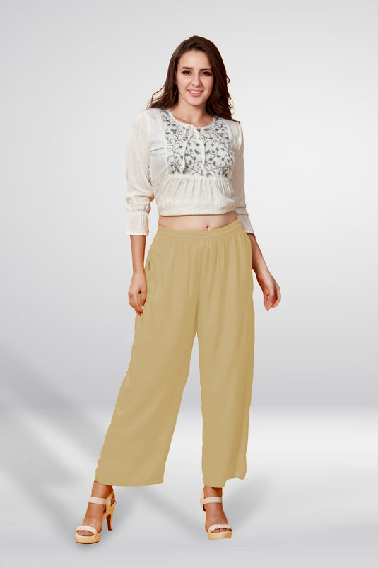 Plain Palazzo - Groosberry Lifestyle