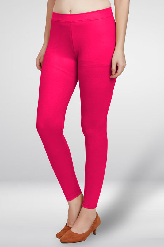 Peach Ankle Length Leggings