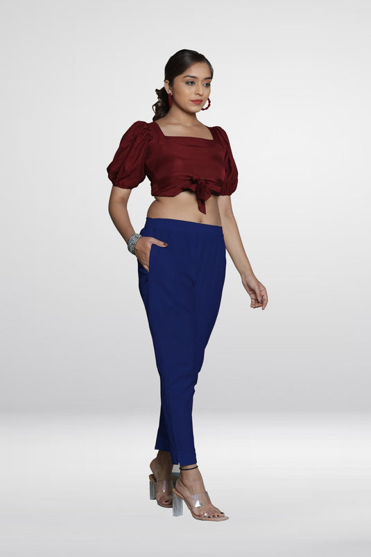 Lycra Poplin Pant - Groosberry Lifestyle