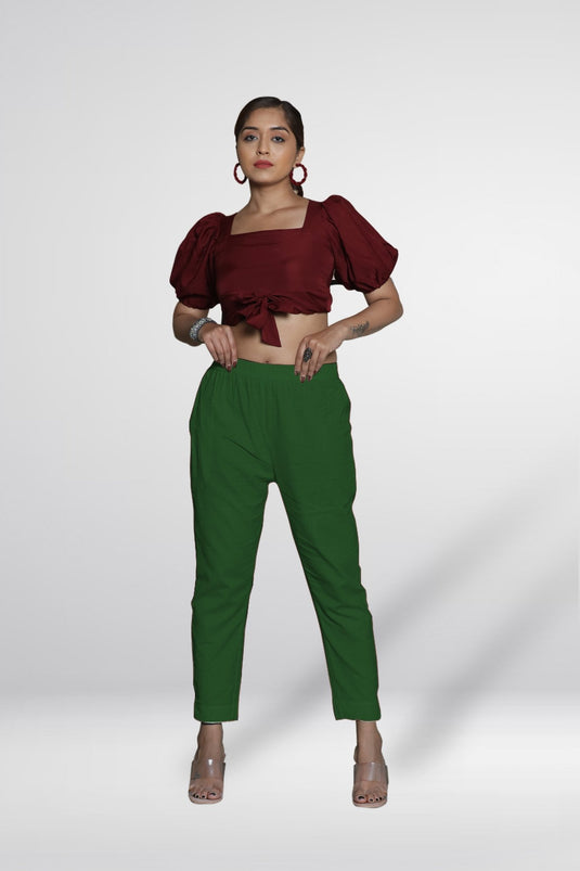 Lycra Poplin Pant - Groosberry Lifestyle