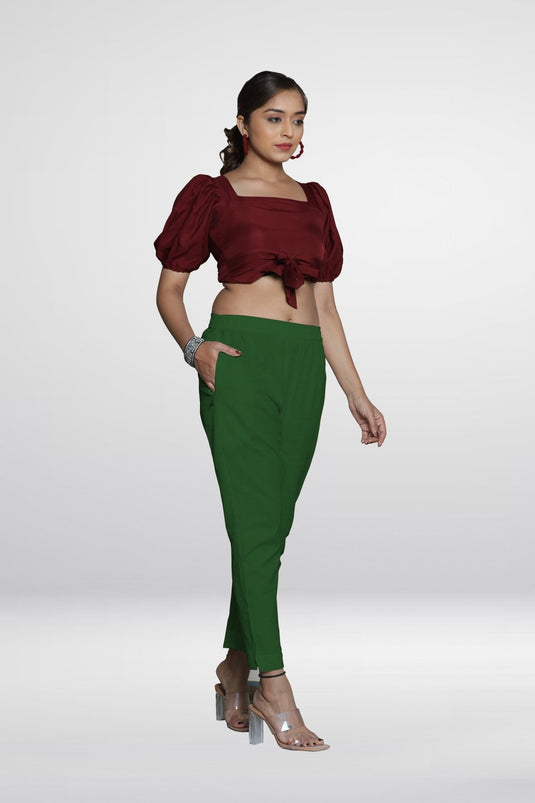 Lycra Poplin Pant - Groosberry Lifestyle