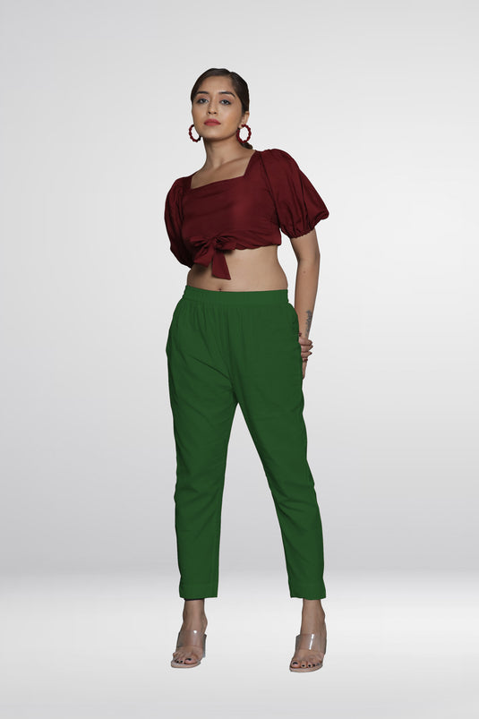 Lycra Poplin Pant