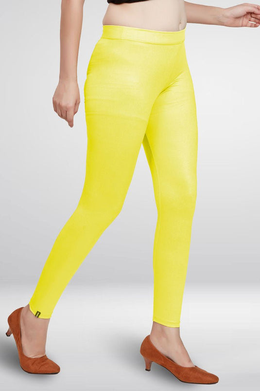 Yellow Ankle Length Leggings - Groosberry Lifestyle
