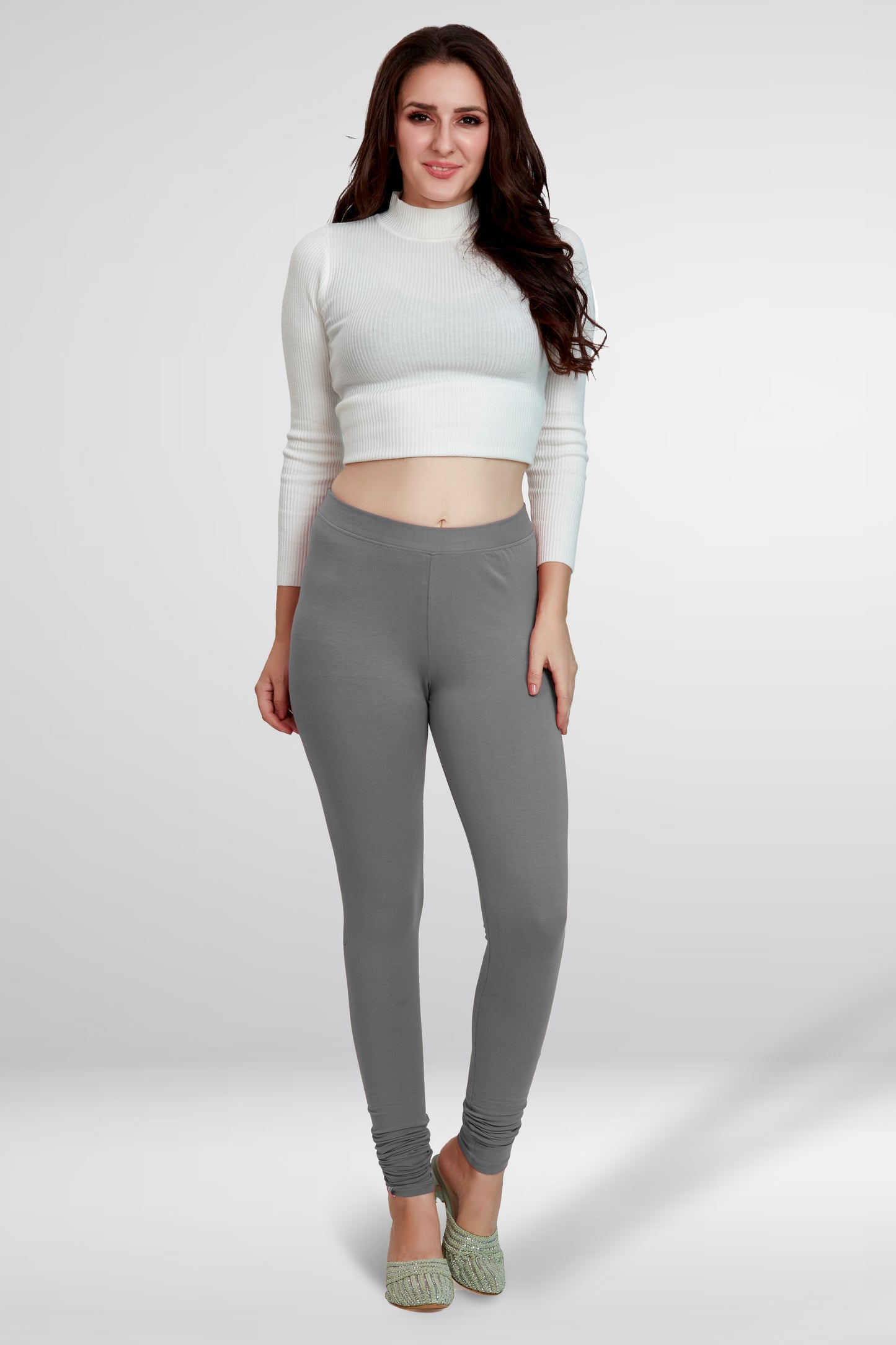 Black Premium Churidar Leggings