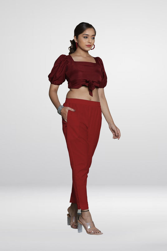 Lycra Poplin Pant - Groosberry Lifestyle
