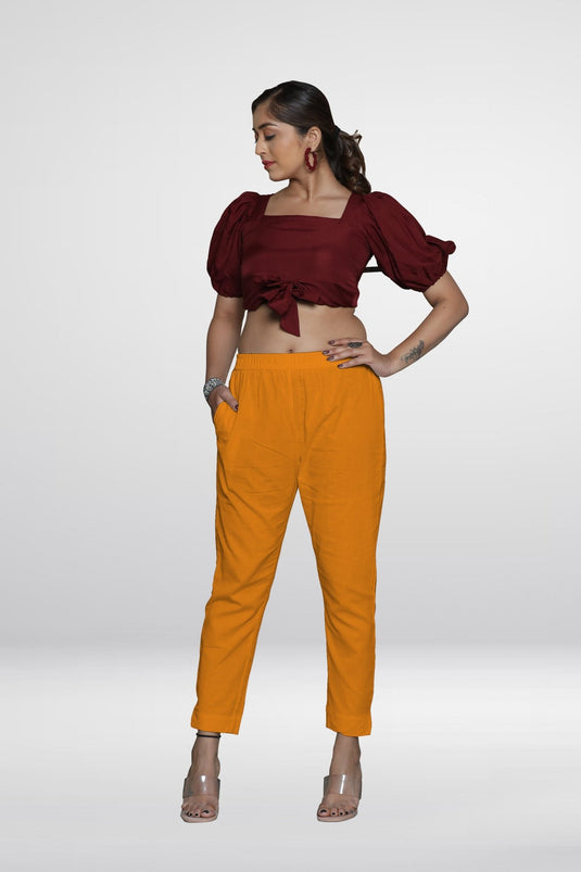 Lycra Poplin Pant - Groosberry Lifestyle