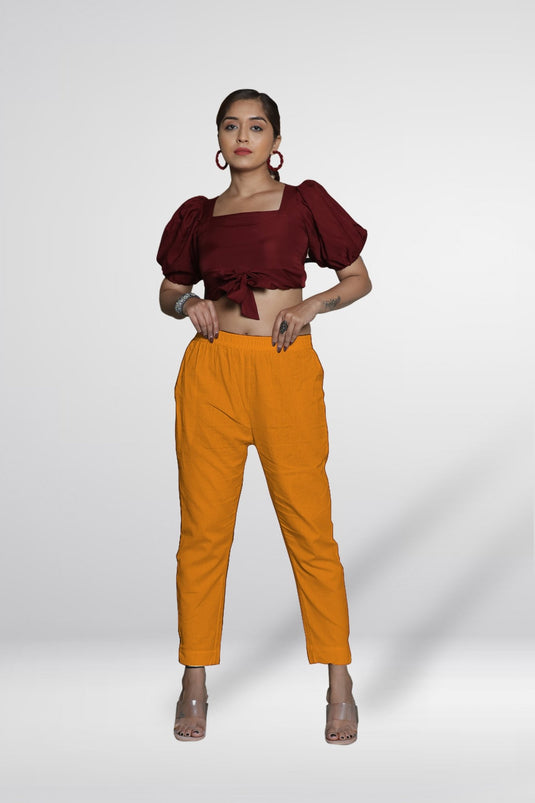 Lycra Poplin Pant - Groosberry Lifestyle