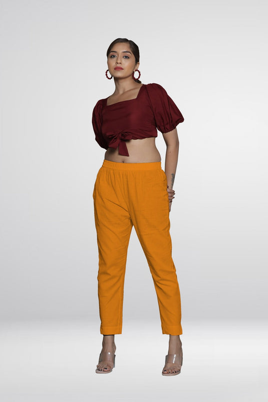 Lycra Poplin Pant - Groosberry Lifestyle