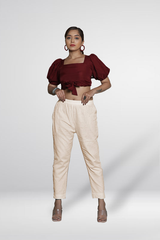 Lycra Poplin Pant