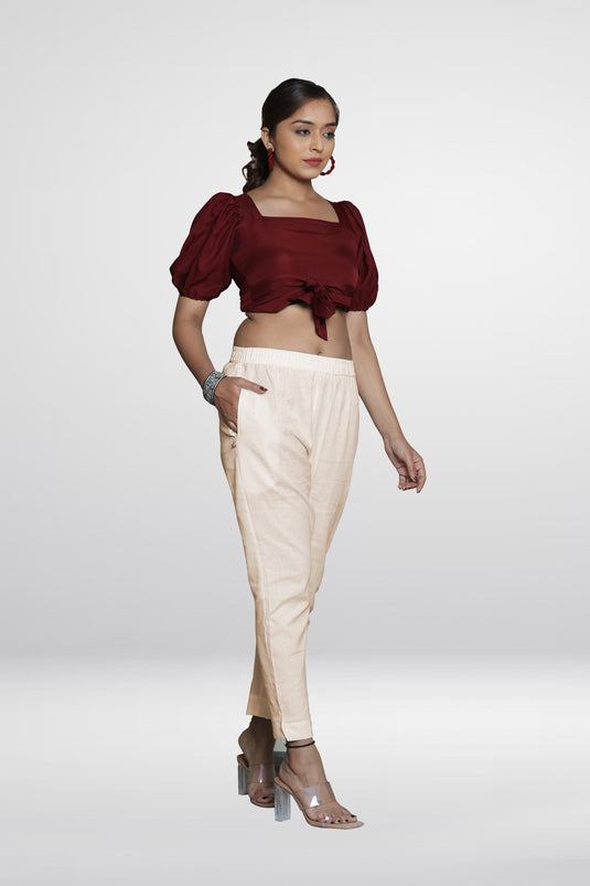 Lycra Poplin Pant