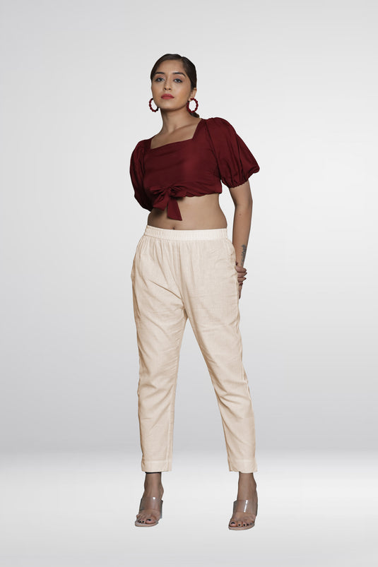 Lycra Poplin Pant