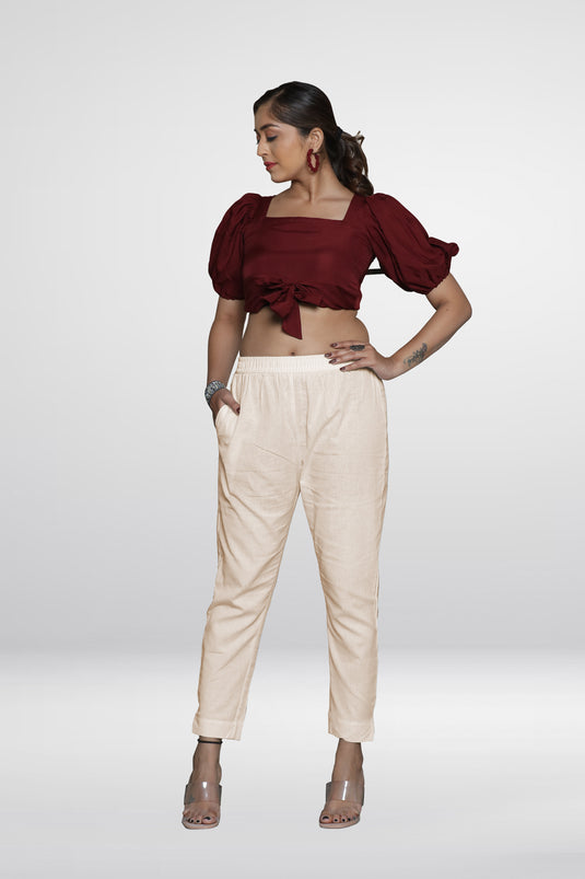 Lycra Poplin Pant