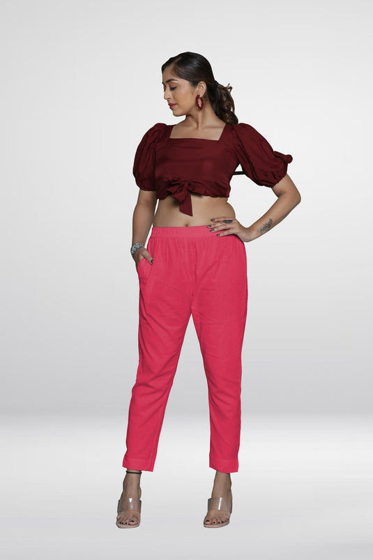 Lycra Poplin Pant - Groosberry Lifestyle