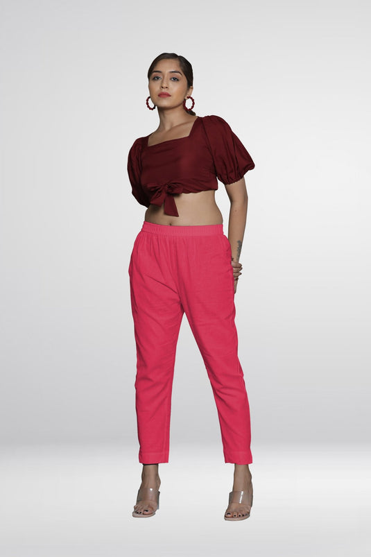 Lycra Poplin Pant - Groosberry Lifestyle