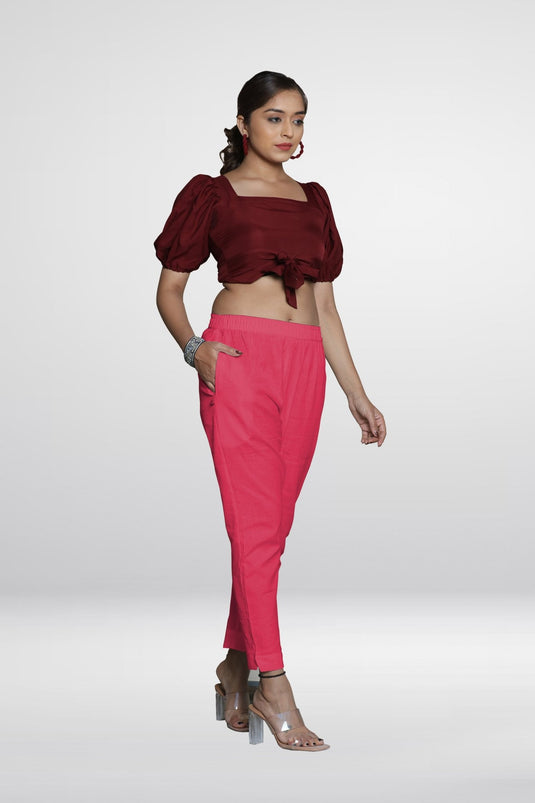 Lycra Poplin Pant - Groosberry Lifestyle