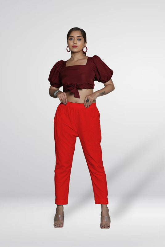 Lycra Poplin Pant - Groosberry Lifestyle
