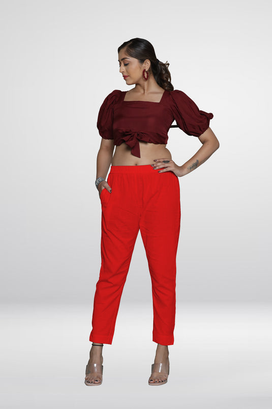 Lycra Poplin Pant