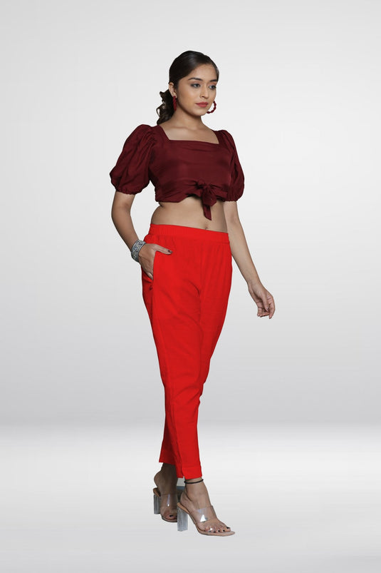 Lycra Poplin Pant - Groosberry Lifestyle