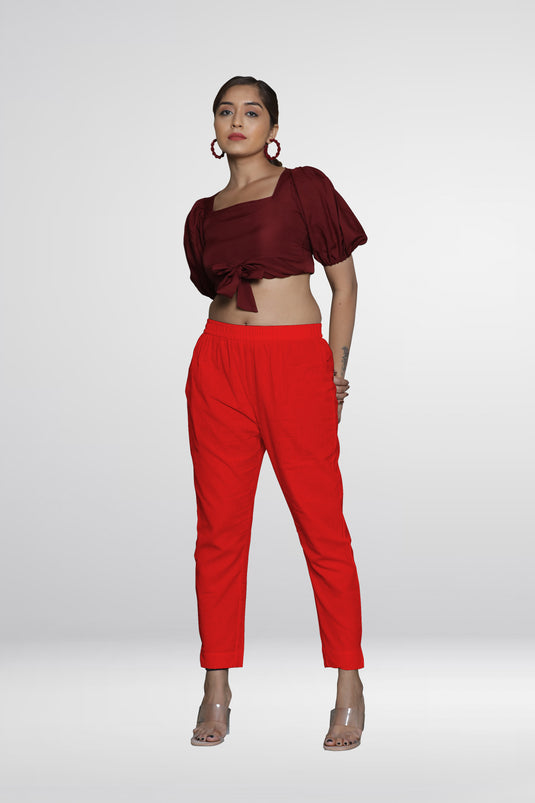 Lycra Poplin Pant