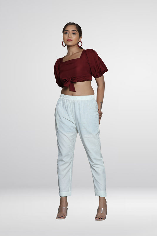 Lycra Poplin Pant