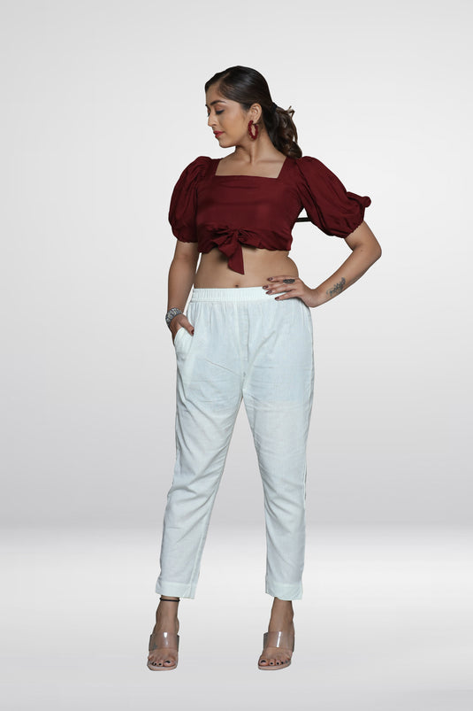 Lycra Poplin Pant
