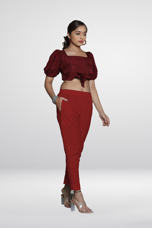 Lycra Poplin Pant