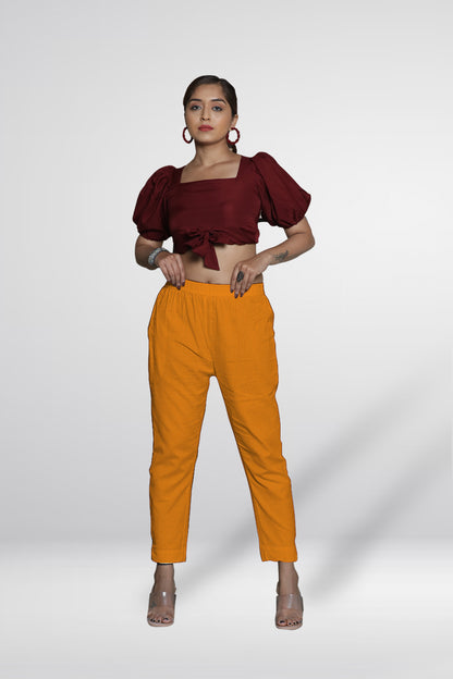 Lycra Poplin Pant