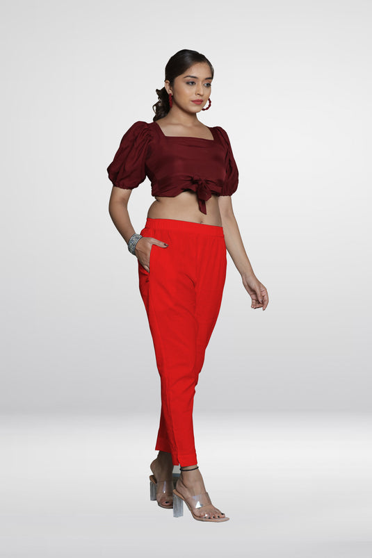 Lycra Poplin Pant